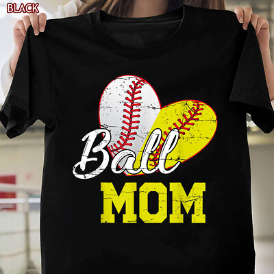 Funny Ball Mom Softball Baseball T-Shirt Funny Ball Mom Softball Baseball T-Shirt