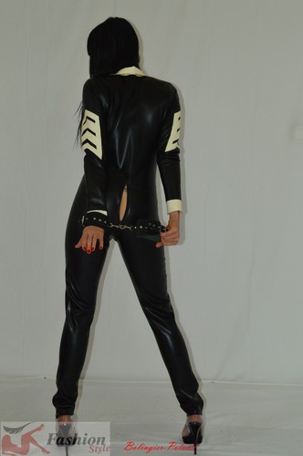 Handmade Polizistin Kostüm latex gummi M L XL 2XL 3XL 4XL Bolingier FS1305 - Bild 19 von 22