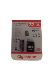 Gigastone GS-4IN1600X32GB-R Prime Series microSD Card 4-in-1 Kit 32GB BRAND NEW