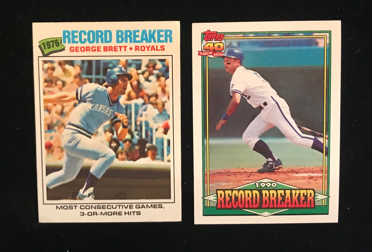g George Brett Topps Record Breaker 1977, 1991 231, & 2 | eBay