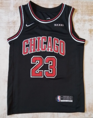 Michael Jordan Chicago Bulls Black Nike Jersey Mens Size 44