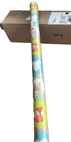 AMERICAN GREETINGS CUTE GIFT WRAPPING WRAP PAPER 1-40ft* ROLL-Brand New-SHIP24HR - Picture 2 of 7