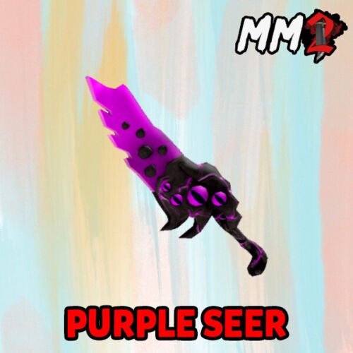 Roblox Murder Mystery 2 MM2 Purple Seer Godly Knifes and Guns