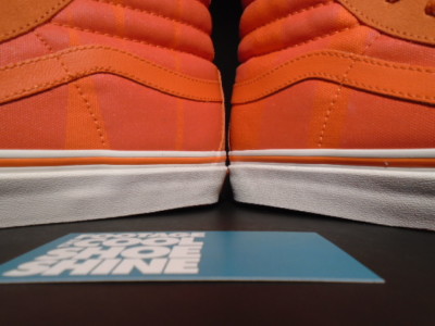靴 VANS OG SK8-HI LX UNDEFEATED VANS OG SK8-HI LX UNDEFEATED UNDFTD LOGO SAFETY ORANGE WHITE