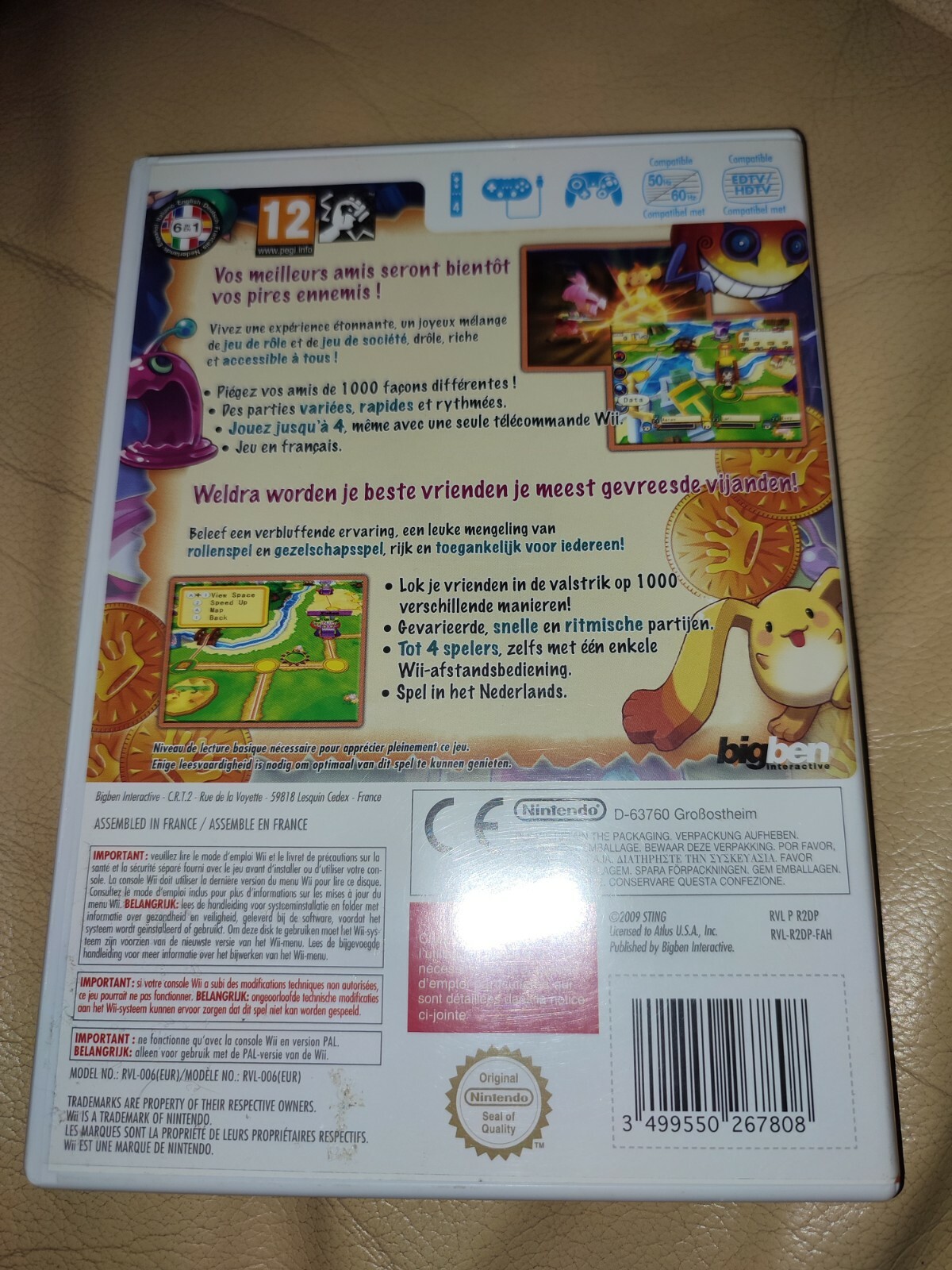 Jeu Dokapon Kingdom Version FAH Française Nintendo WII WII U Rare Nowy, okazja