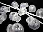 50 Orbs Roman Blind Spring Loaded Cord Toggles String Adjuster Leveling Stopper