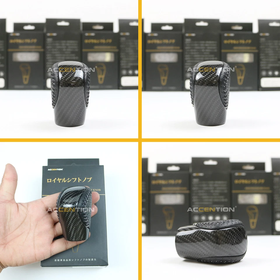 Carbon Fiber Gear Shift Knob For Lexus GS GX IS RX RC NX 300 350 450 450hL 350L - Image 4 of 4