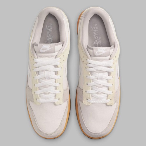 Nike Dunk Low Phantom College Grey Gum Light Khaki Nby HV4301-030 sz 11 Men's - Picture 4 of 8