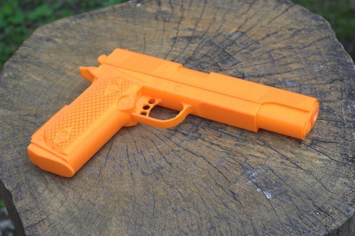 SW 1911 Pistol with Removable Silencer Replica - Assassin Hitman Movie Prop - Picture 8 of 13