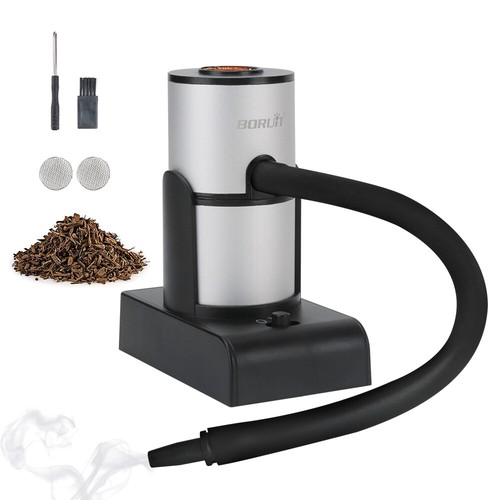 BORUiT Smoking Gun +Cloche Lid Dome Cover Smoker Smoke Infuser Food Drink BBQ AU - Picture 2 of 12