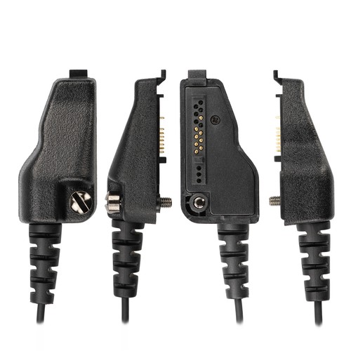 10 x Premium Advanced 2-Wire Headsets for Kenwood TK-190 TK-5320 TKD300G - Picture 6 of 6