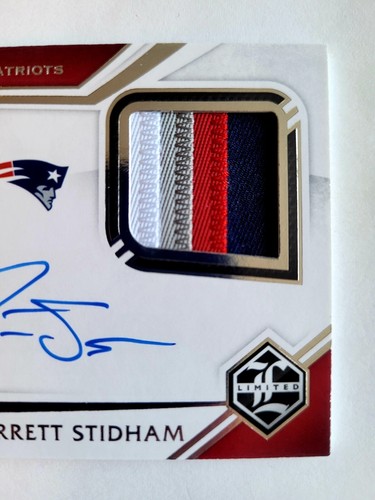 2019 PANINI LIMITED JARRETT STIDHAM RC/PATCH/AUTO! 3/75! 1/1! JERSEY NUMBER! - Picture 5 of 5