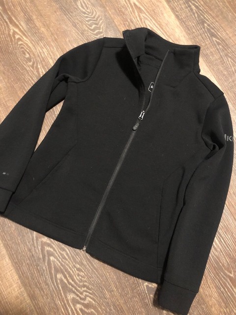 Jaked Womens Small Black Zip Jacket J-office No Hood EUC Coat Zip Up | eBay