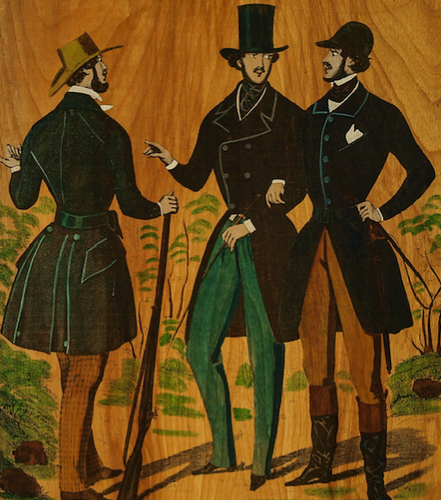 Modes De Paris Petit Courrier Des Dames Menswear Plaque - Picture 4 of 4