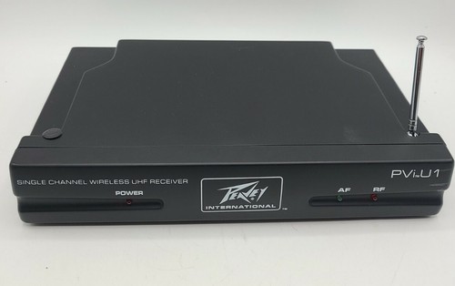 PEAVEY PVi U1 WIRELESS LAVALIER MICROPHONE SYSTEM UHF RECIEVER + CASE - Picture 6 of 7