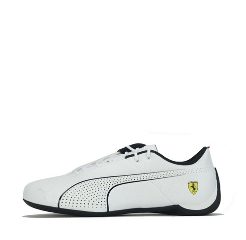 Chaussures d'entraînement pour hommes Puma Ferrari Future Cat Ultra blanches - Photo 1/7