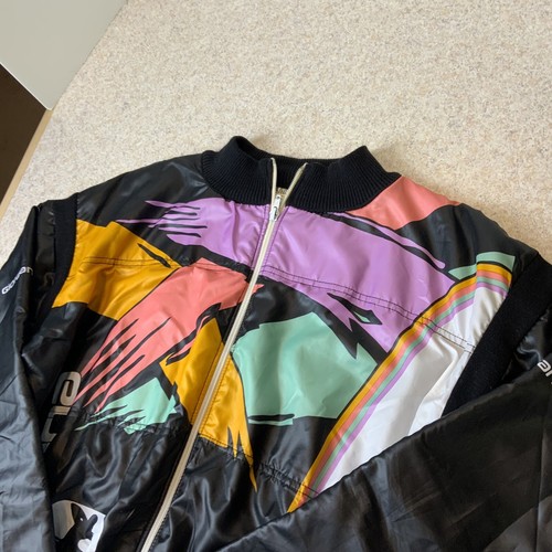 VTG Giordana 1980’s Italian Cycling Full Zip Men’s XL Wool / Poly Jersey Jacket - Picture 5 of 16