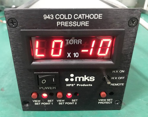 CONTROLADOR DE CALIBRE DE VACÍO DE PRESIÓN DE CÁTODO FRÍO MKS 943 - Imagen 2 de 5