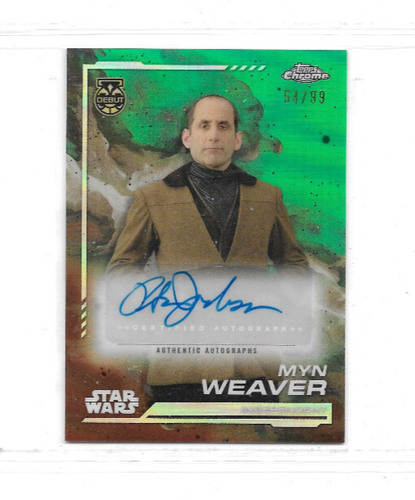 2024 Topps Cromo - Star Wars - Selección de Tarjeta Autógrafa Casi Nuevo - Imagen 7 de 8