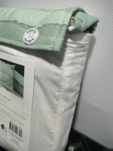 ADAIRS Hinterland Quilted European Pillowcase X 1 Green New RRP $49.99 - Picture 11 of 12