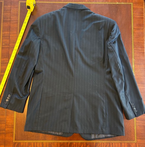 Brooks Brothers Golden Fleece Navy Suit w pin stripes 50L-52L - Picture 3 of 12