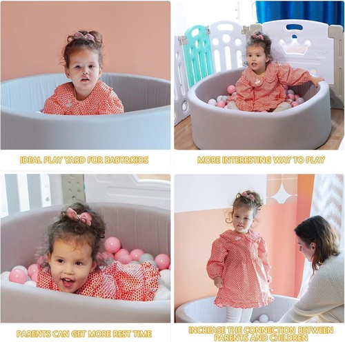 36 inch Premium Handmade Memory Foam Ball Pit with Zipper Design Easy to Clean - Picture 6 of 6