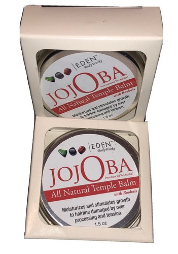 2x Eden Bodyworks Jojoba &Roobois All Natural Temple Balm Stimulates Hair Growth - Picture 1 of 11