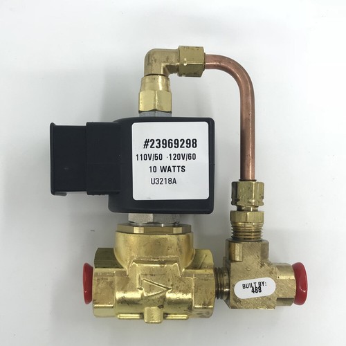 23969298 Elettrovalvola scarico acque reflue per compressore Ingersoll Rand 110V - Foto 4 di 4