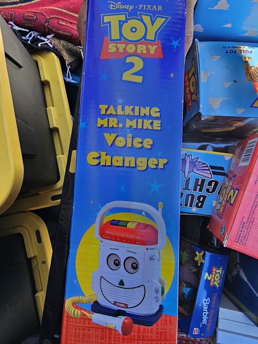 NIB DISNEY PIXAR TOY STORY 2 TALKING MR. MIKE VOICE CHANGER