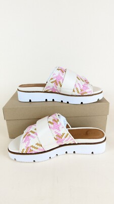 Gentle Souls Lavern Strap Slides Sandals Womens M Pink Platform Shoes  $189 NWB
