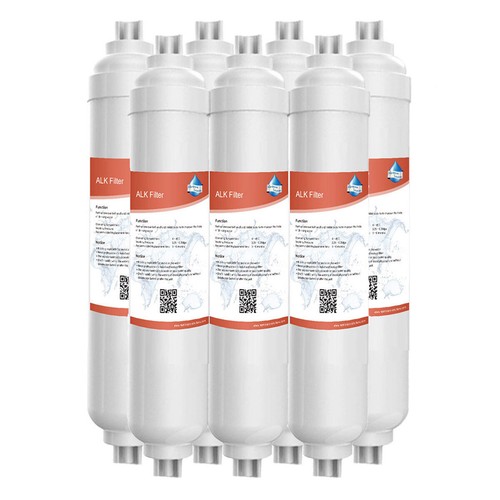 1-10 Pack Alkaline Water Filter pH+ Replacement 4-Layer 1/4" Quick Connect 10x2" - Picture 18 of 21