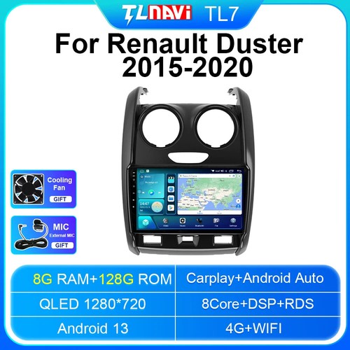 For Renault Duster 2015-2020 CarPlay Car Stereo Radio Video Palyer Screen GPS - Picture 30 of 32