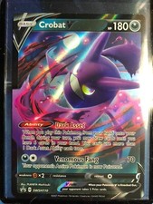 Crobat V - SWSH110 Black Star Promo Ultra Rare Pokemon - NM/MINT