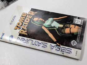 Tomb Raider Sega Saturn with case
