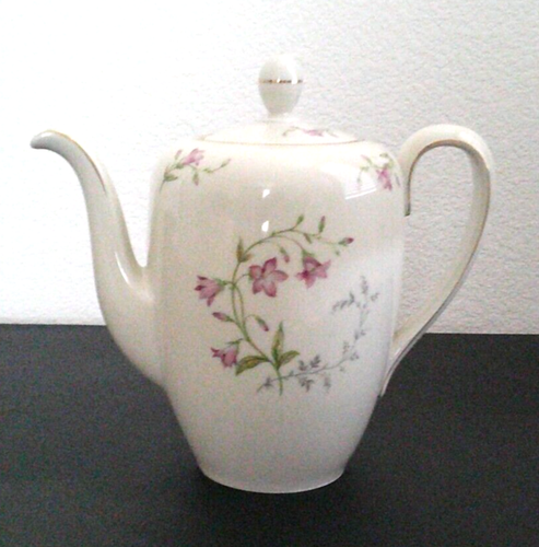 Cafetera de porcelana Johann Haviland con tapa floral Baviera Alemania 10"T - Imagen 1 de 8