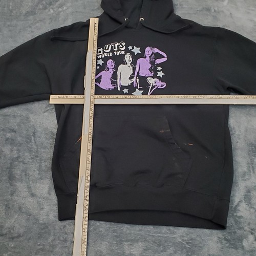 Official Olivia Rodrigo Spill Ur GUTS World Tour Hoodie SIZE Large STAINS - Picture 2 of 11