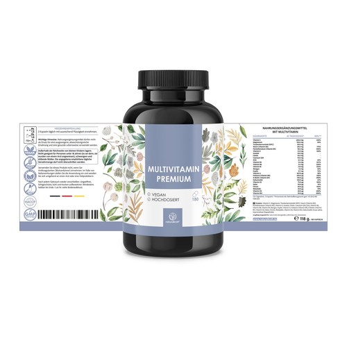 Multivitamin Premium Kapseln - 180 hochdosiert - NATURALKRAFT - Bild 4 von 4