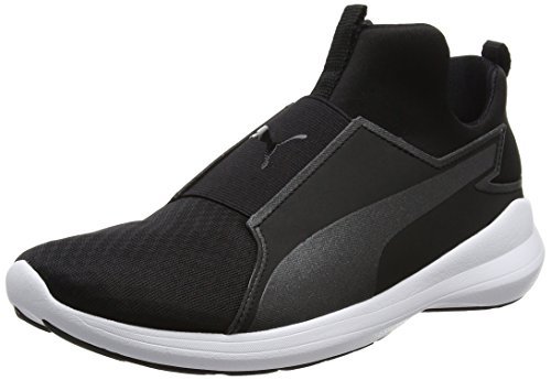 Puma Rebel Mid Wns, scarpe da ginnastica a Collo Alto Donna, Nero nero-bianca, 40 EU (W4T) Puma Rebel Mid Wns, scarpe da ginnastica a Collo Alto Donna, Nero nero-bianca, 40 EU (W4T)