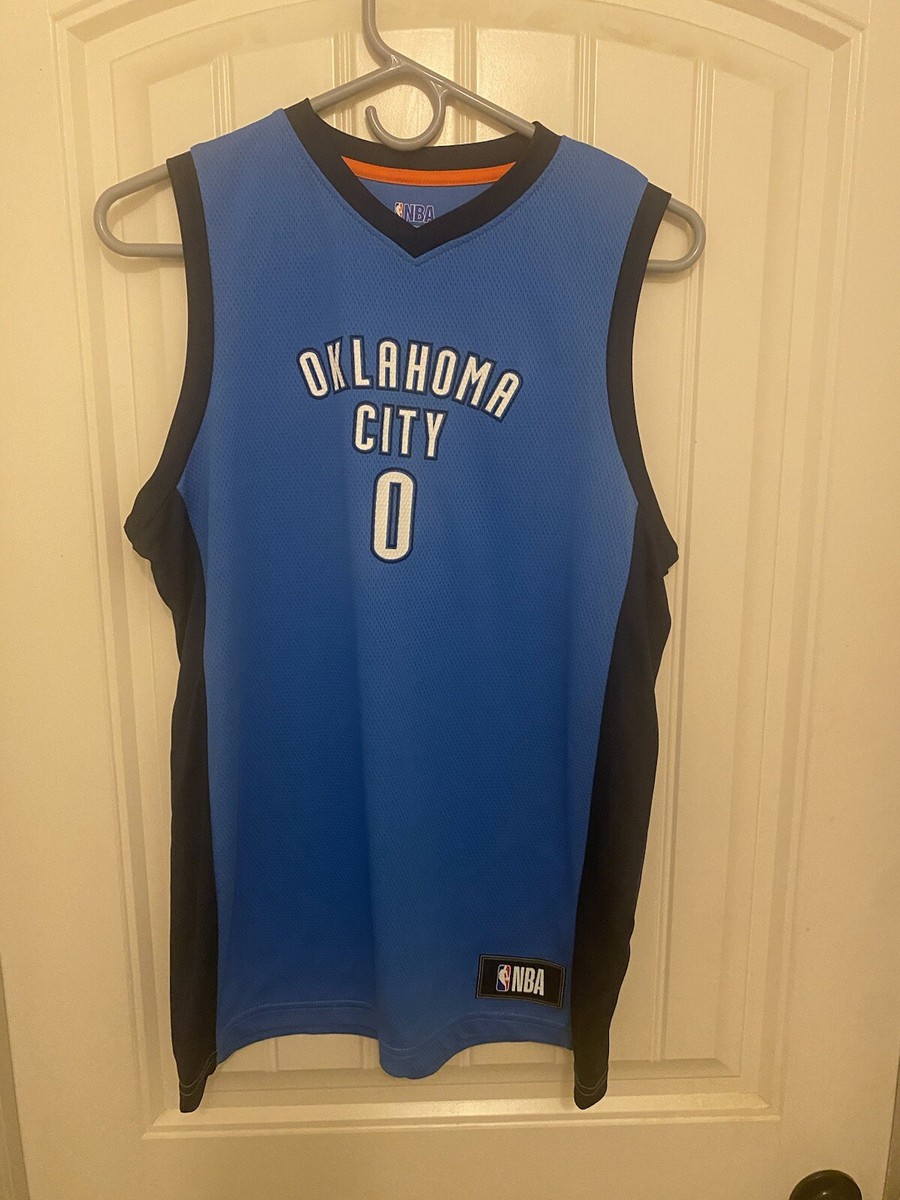 NBA Oklahoma City Thunder Russell Westbrook #0 Jersey Size Youth XL