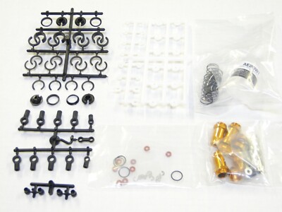 NEW ASSOCIATED RC10DS Shocks Set Front & Rear Gold AG19