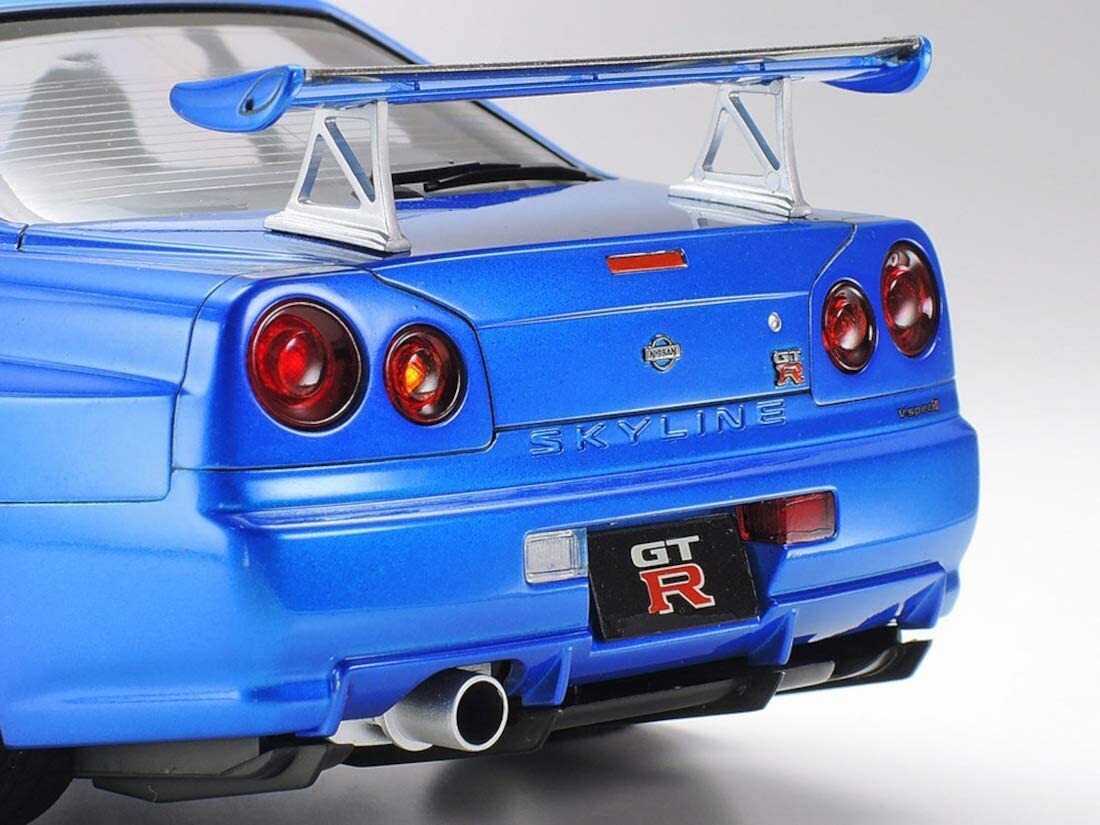 タミヤNISSAN Skyline GT-R V-spec II 電飾ボディ Tamiya 1/24 Sports Car Series No.258 Nissan Skyline GT-R V Spec II
