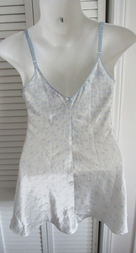Oscar de la Rente Pink Label Flowing Satin Short Nightgown Size Small - Picture 5 of 8