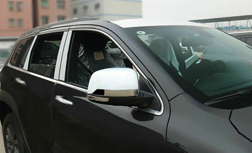 2P Chrome Rearview Side Door Mirror Cover Trim For Jeep Grand Cherokee 2011-2016 - Picture 7 of 8