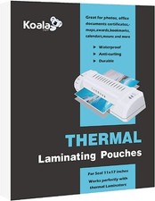 Koala Hot Thermal Laminating Pouches 5 Mil 11.5X17.5 Inches for Seal 11X17 Photo