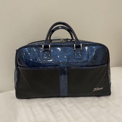 Bolsa de golf Titleist Boston con patrón de esmalte azul marino - Imagen 1 de 7