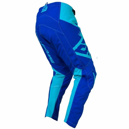 YOUTH KIDS ANSWER SYNCRON MOTOCROSS PANTS - DRIFT ASTANA / REFLEX BLUE - Picture 3 of 4