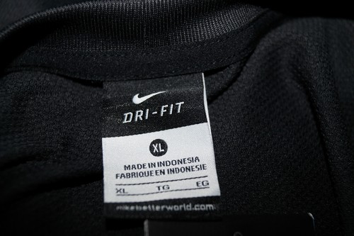 Nike Mainz 05 Goalie Jersey Size XL Black Padded Elbow - Picture 8 of 8