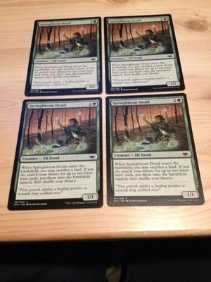 MTG Modern Horizons Springbloom Druid x4 MINT