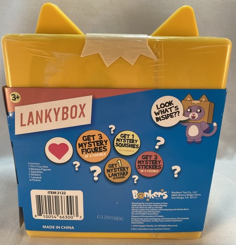 LANKYBOX Mini Mystery FOXY BOX Figures Stickers Squishie Lanyard New 2023 - Picture 3 of 5