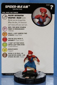 WIZKIDS-HEROCLIX-MARVEL-SPIDER-MA-039-AM-033-FIGURE-W-CARD-LOOSE-NICE